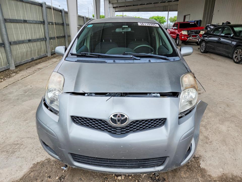 2010 Toyota Yaris VIN JTDKT4K38A5283489 COPART salvage auction — FRONT END, Fl - Cert Of Title Slvg Rebuildable, sold $350 on 2026-07-21 (photo 5)