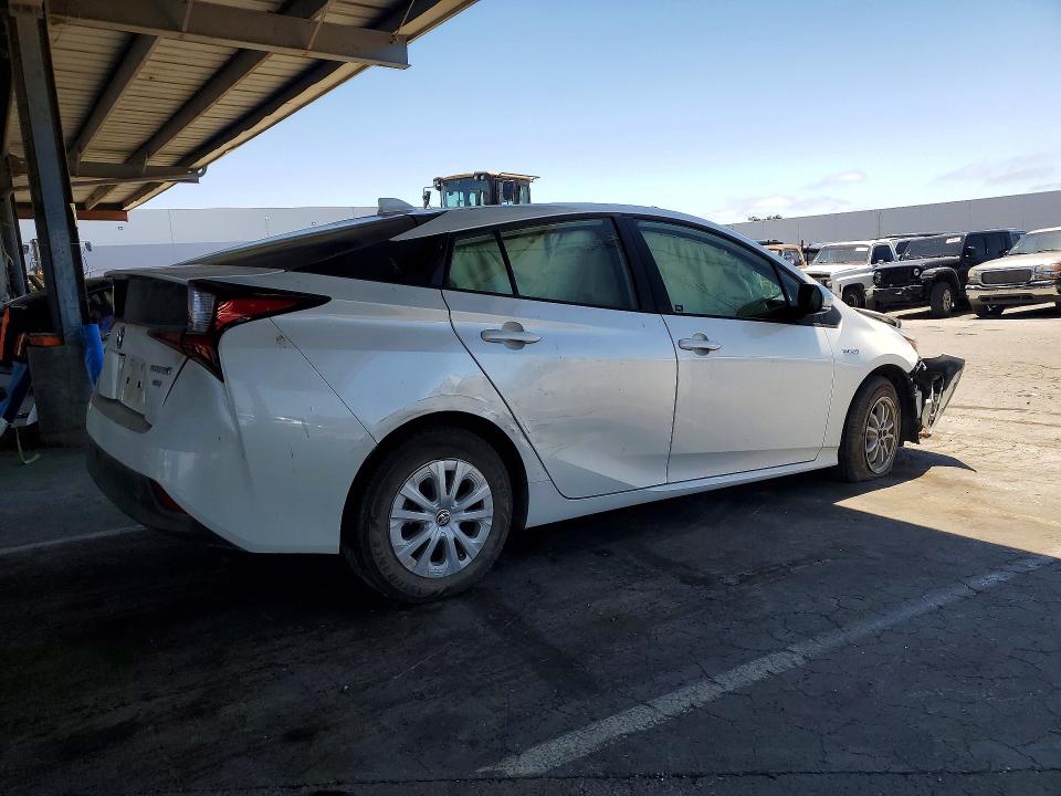 2021 Toyota Prius VIN JTDKAMFU6M3151601 COPART salvage auction — FRONT END, Ca - Salvage Certificate, sold $2,550 on 2026-07-07 (photo 3)
