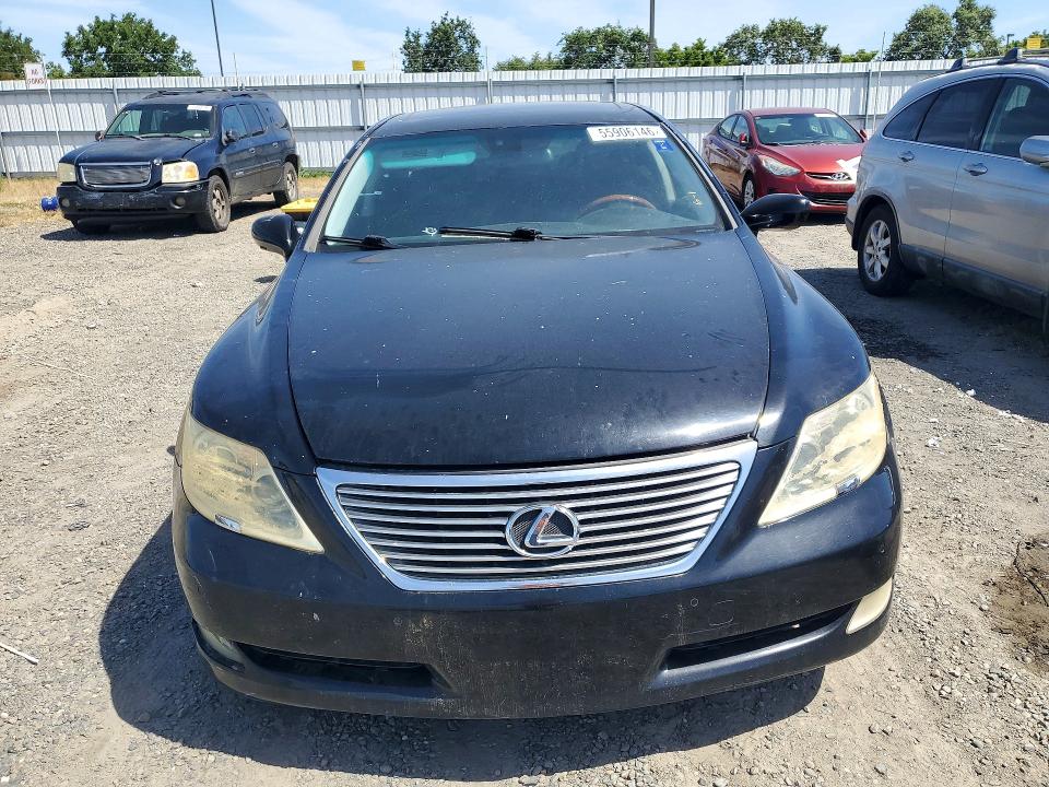 2007 Lexus Ls 460 VIN JTHBL46F675051579 COPART salvage auction — REAR END, Ca - Dis/Dlr/Exp Only Clean Title (P), sold $800 on 2026-07-28 (photo 5)