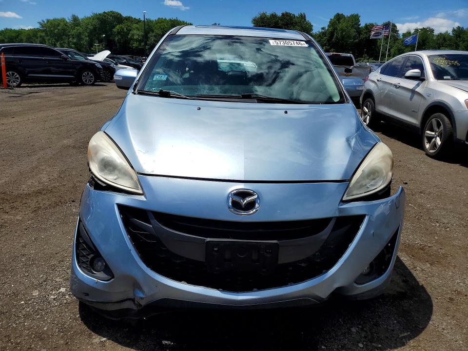 2013 Mazda 5 VIN JM1CW2DLXD0148173 COPART salvage auction — FRONT END, Ma - Cert Of Title-Salvage, sold $475 on 2026-07-09 (photo 5)