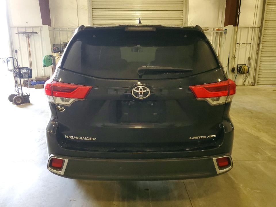 2018 Toyota Highlander VIN 5TDDZRFH0JS812714 COPART salvage auction — HAIL, Mn - Cert Of Title-Salvage, sold $14,100 on 2026-07-13 (photo 6)