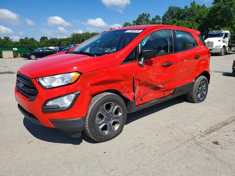2021 Ford Ecosport VIN MAJ3S2FE1MC420382 COPART salvage auction — FRONT END, Pa - Certificate Of Salvage, sold $1,600 on 2026-07-23 (photo 1)
