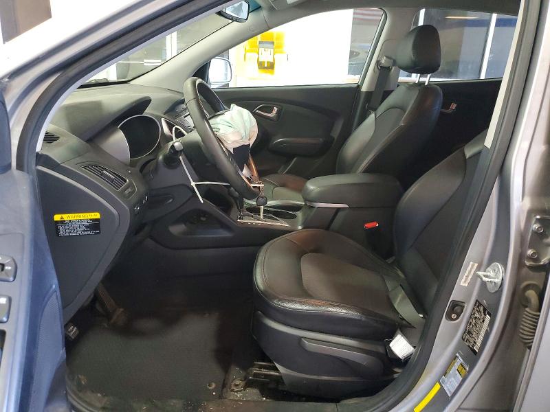 2013 Hyundai Tucson VIN KM8JU3AC2DU591980 COPART salvage auction — FRONT END, VA - CERT OF TITLE - SALVAGE, sold $800 on 2026-07-02 (photo 7)