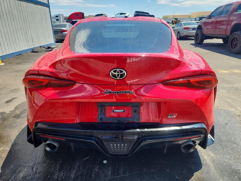 2021 Toyota Supra VIN WZ1DB0C08MW040953 COPART salvage auction — FRONT END, NV - CERTIFICATE OF TITLE, sold $31,750 on 2026-08-20 (photo 6)