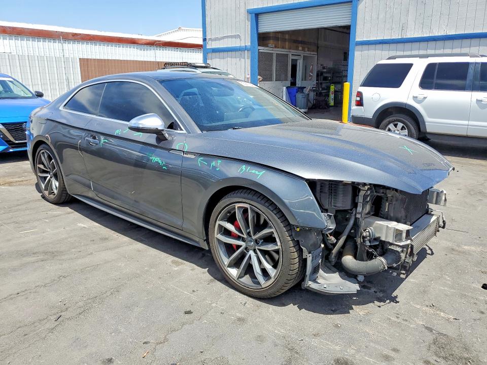 2018 Audi S5 VIN WAUP4AF53JA032803 COPART salvage auction — FRONT END, NV - SALVAGE TITLE, sold $8,200 on 2026-08-24 (photo 4)