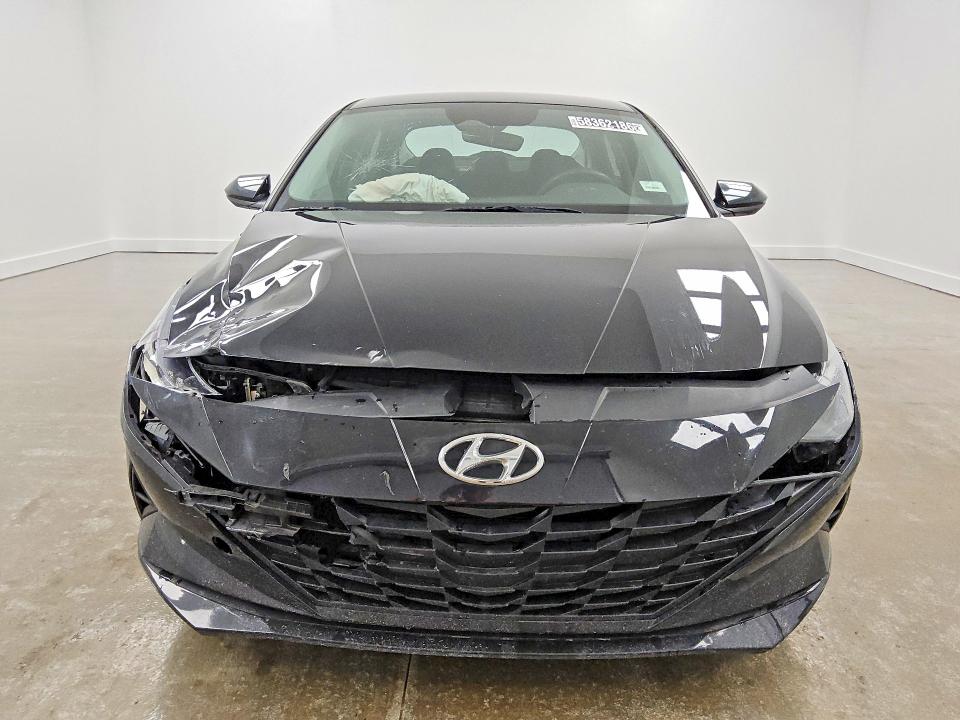 2022 Hyundai Elantra VIN KMHLL4AG8NU329158 COPART salvage auction — FRONT END, GA - CERTIFICATE OF TITLE, sold $3,300 on 2026-07-14 (photo 5)