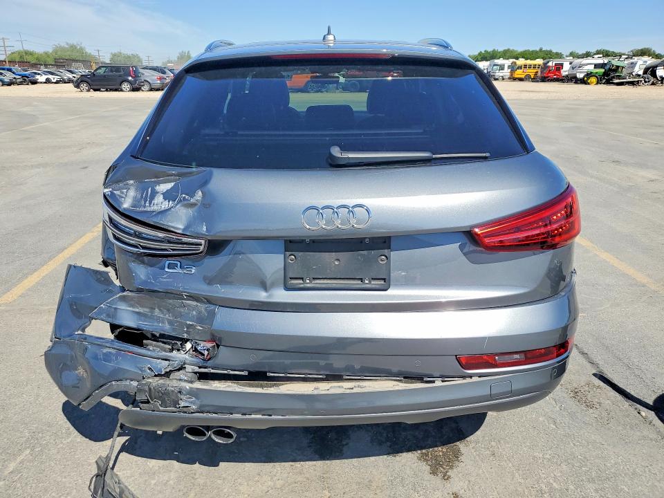 2016 Audi Q3 VIN WA1BFCFS6GR018892 COPART salvage auction — REAR END, ID - SALVAGE CERTIFICATE OF TITLE, sold $1,700 on 2026-07-30 (photo 6)