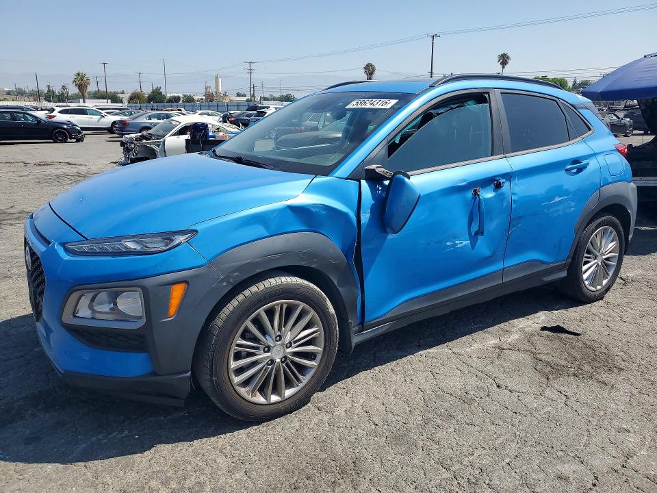 2019 Hyundai Kona VIN KM8K62AA2KU246484 COPART salvage auction — SIDE, Ca - Salvage Certificate, sold $2,700 on 2026-07-16 (photo 1)