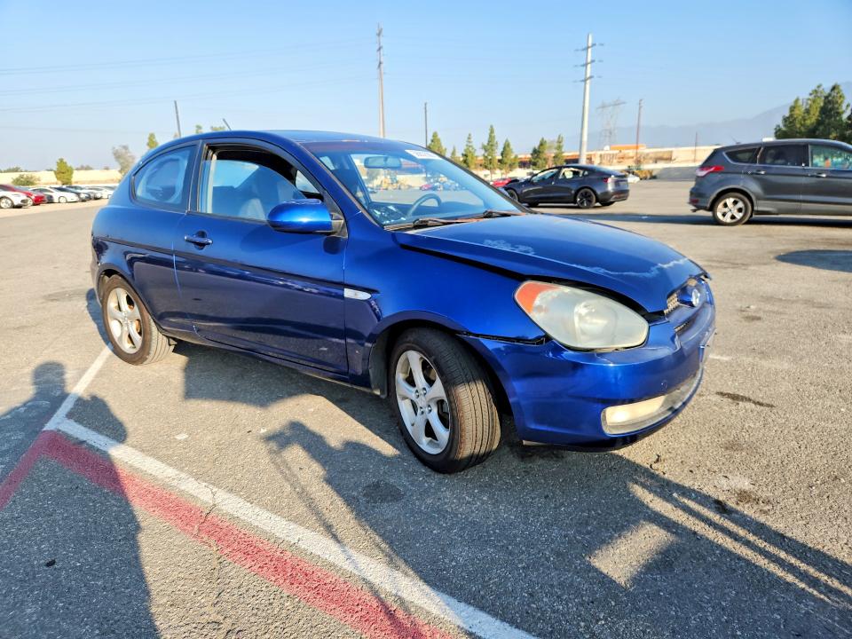 2007 Hyundai Accent VIN KMHCN36C37U008318 COPART salvage auction — FRONT END, Ca - Salvage Certificate, sold $575 on 2026-07-30 (photo 4)
