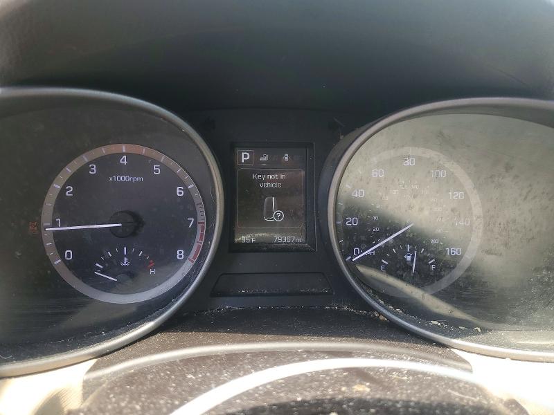 2018 Hyundai Santa fe VIN 5XYZUDLBXJG522405 COPART salvage auction — MECHANICAL, Ny - Certificate Of Title, sold $4,000 on 2026-07-23 (photo 9)