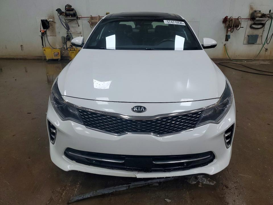2016 Kia Optima VIN 5XXGV4L21GG116238 COPART salvage auction — FRONT END, Mi - Certificate Of Title, sold $925 on 2026-07-29 (photo 5)