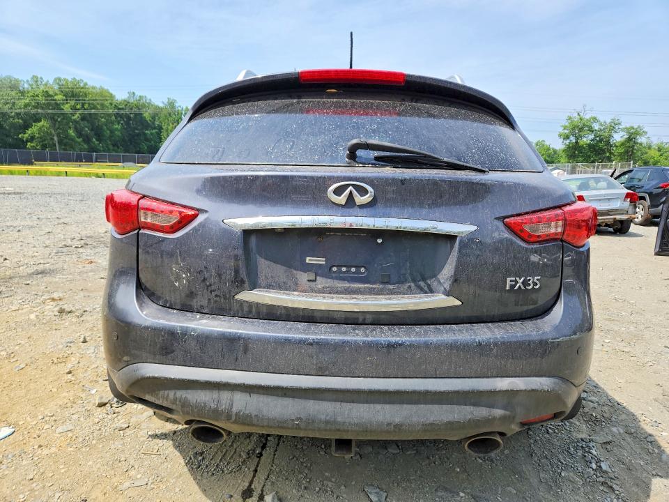 2009 Infiniti Fx VIN JNRAS18WX9M152998 COPART salvage auction — FRONT END, Md - Cert Of Salvage > 75% Damage, sold $450 on 2026-07-10 (photo 6)