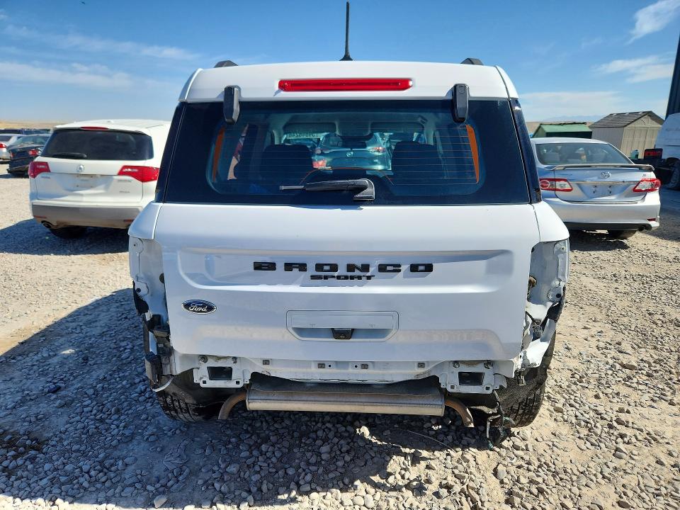 2021 Ford Bronco VIN 3FMCR9A65MRB04544 COPART salvage auction — REAR END, UT - SALVAGE CERTIFICATE, sold $9,000 on 2026-07-31 (photo 6)