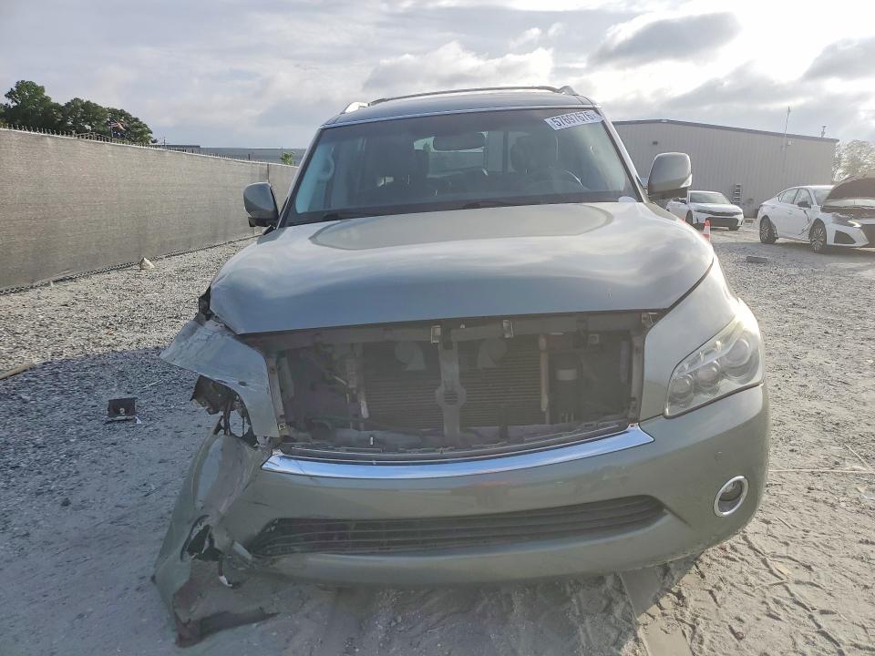 2011 Infiniti Qx56 VIN JN8AZ2NF1B9500187 COPART salvage auction — FRONT END, Sc - Cert Of Title-Salvage, sold $1,600 on 2026-07-27 (photo 5)