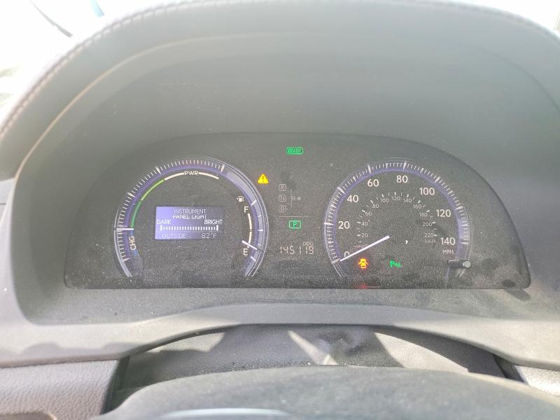 2010 Lexus Hs 250h VIN JTHBB1BA6A2034110 COPART salvage auction — WATER/FLOOD, TX - SALVAGE TITLE-FLOOD DAMAGE, sold $2,100 on 2026-07-15 (photo 9)