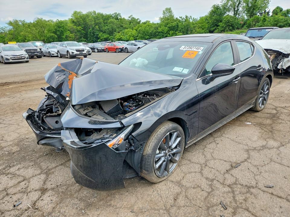 2024 Mazda 3 VIN JM1BPALMXR1714377 COPART salvage auction — FRONT END, Fl - Cert Of Title Slvg Rebuildable, sold $3,050 on 2026-07-28 (photo 1)