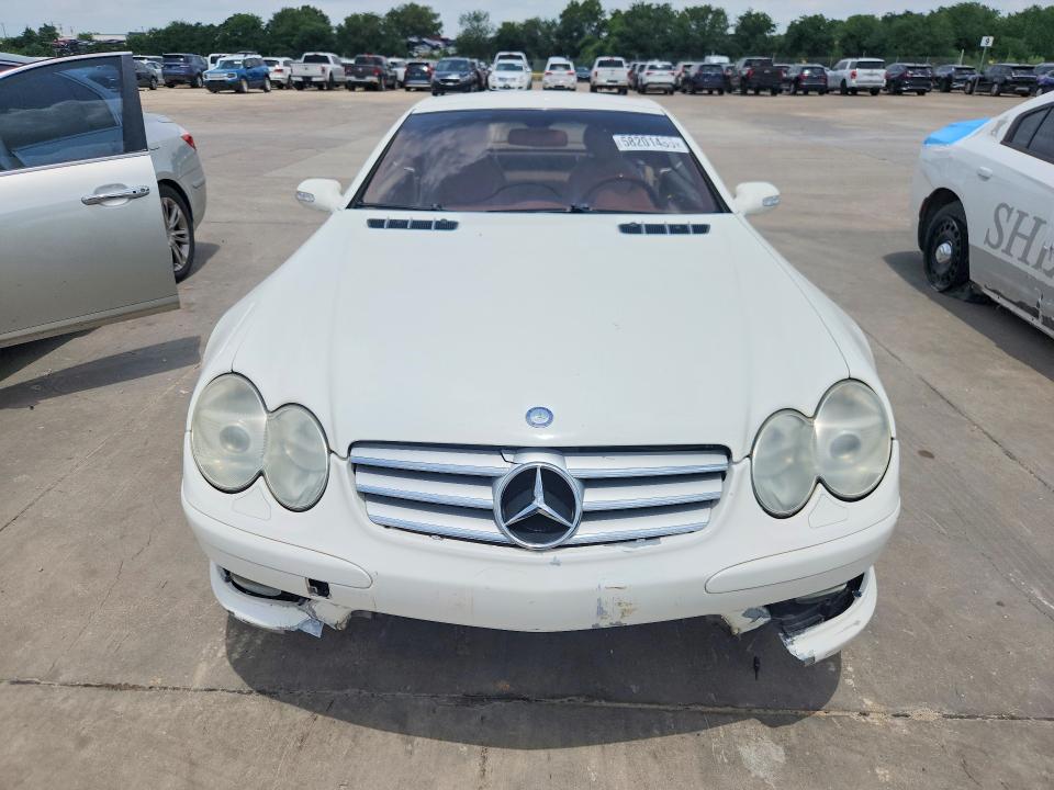 2003 Mercedes-benz Sl-class VIN WDBSK75F33F060315 COPART salvage auction — FRONT END, Tx - Certificate Of Title, sold $950 on 2026-07-09 (photo 5)