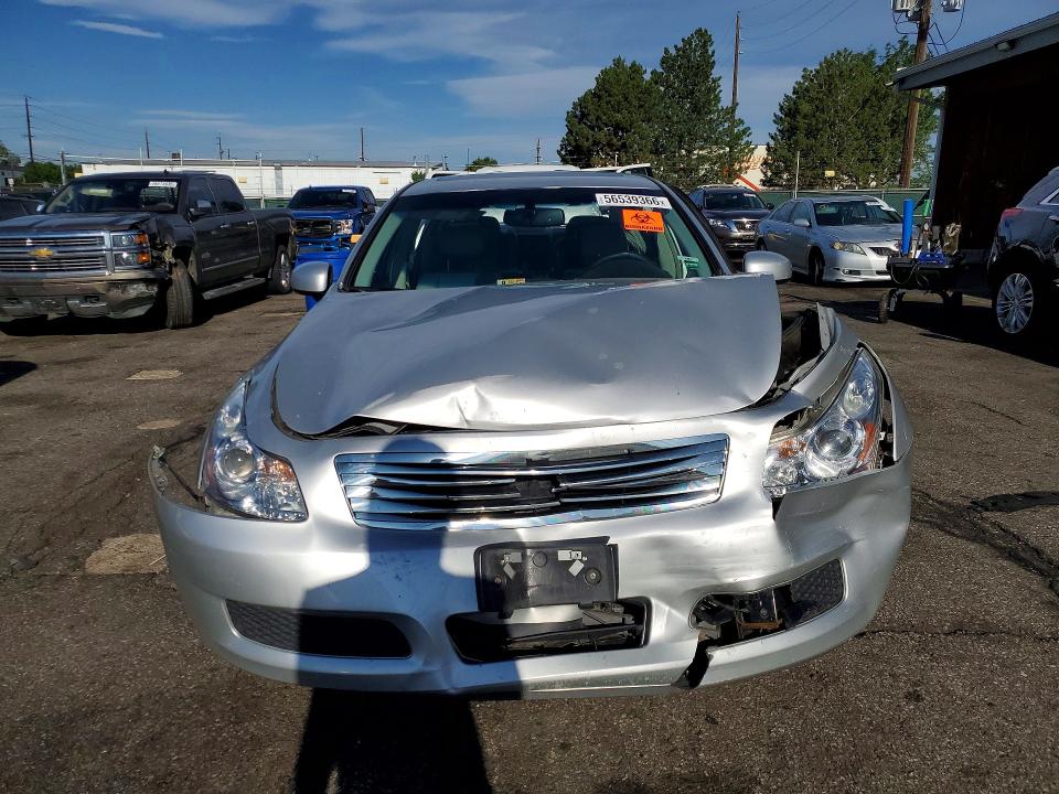 2008 Infiniti G35 VIN JNKBV61F78M256221 COPART salvage auction — ALL OVER, Co - Public - Salvage Title, sold $400 on 2026-07-28 (photo 5)