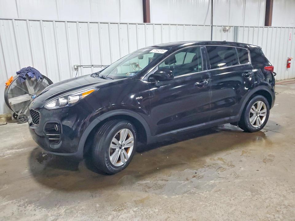 2018 Kia Sportage VIN KNDPMCAC8J7344195 COPART salvage auction — VANDALISM, Pa - Cert Of Salvage-Theft, sold $2,500 on 2026-07-08 (photo 1)