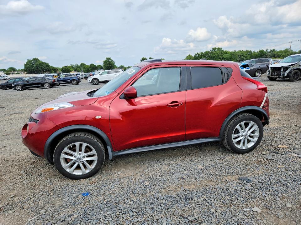 2012 Nissan Juke VIN JN8AF5MV6CT120981 COPART salvage auction — REAR END, Nj - Cert Of Title-Salvage, sold $950 on 2026-07-07 (photo 1)