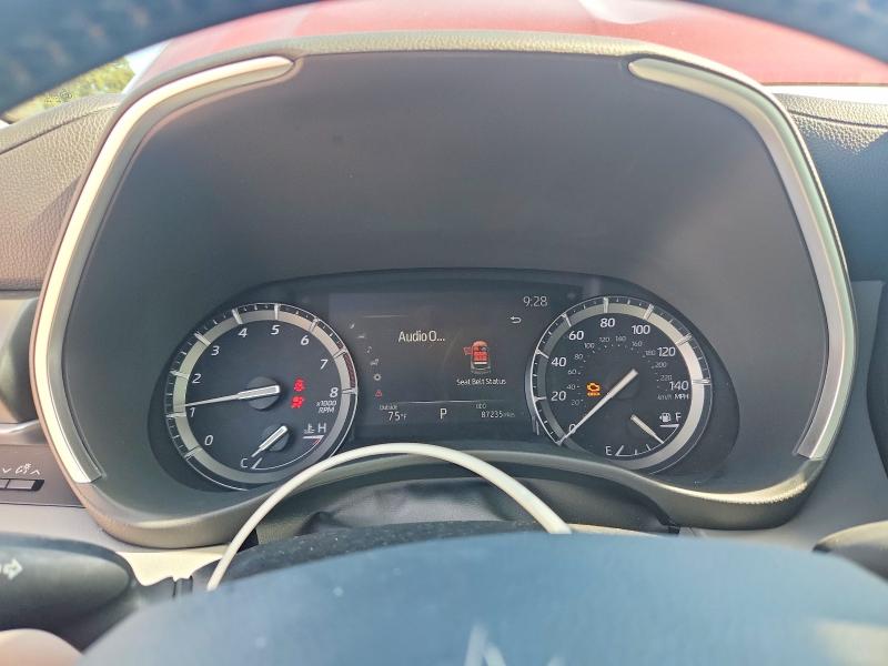 2020 Toyota VIN 5TDGZRAH4LS506140 COPART salvage auction — FRONT END, Al - Cert Of Title-Salvage Title, sold $7,700 on 2026-07-29 (photo 9)