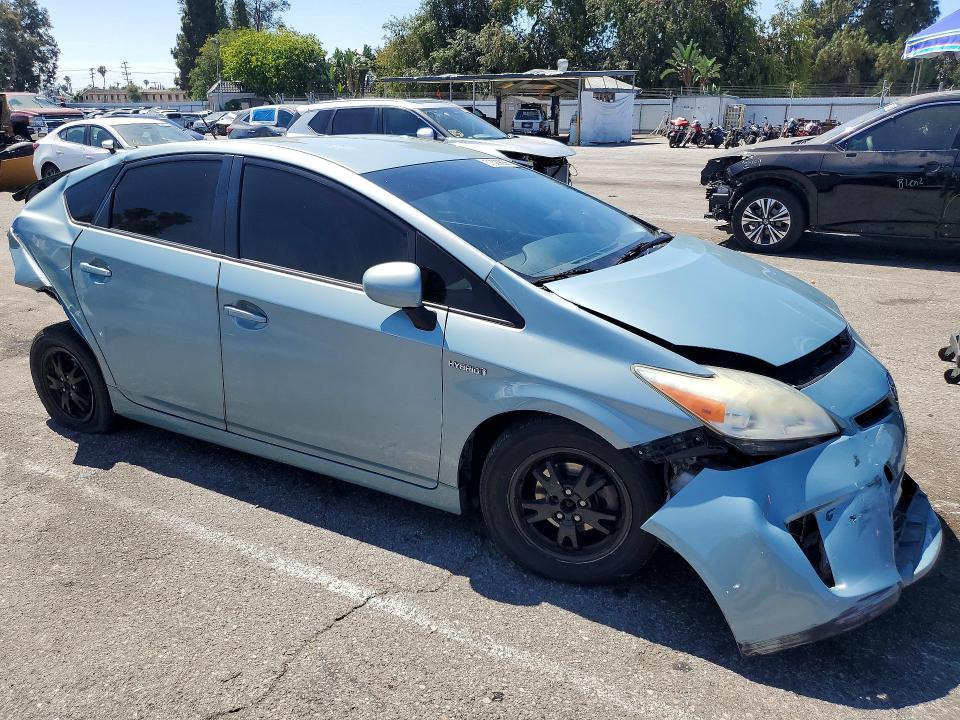 2013 Toyota VIN JTDKN3DU8D1702298 COPART salvage auction — REAR END, Ca - Salvage Certificate, sold $725 on 2026-07-10 (photo 4)