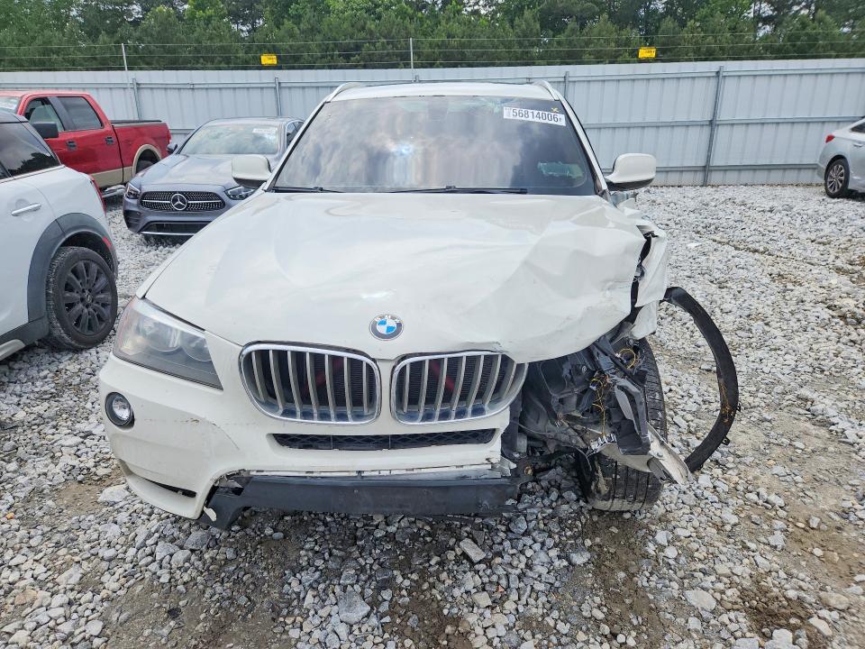 2014 BMW X3 VIN 5UXWX9C52E0D25324 COPART salvage auction — FRONT END, Ga - Cert Of Title-Salvage, sold $625 on 2026-07-28 (photo 5)