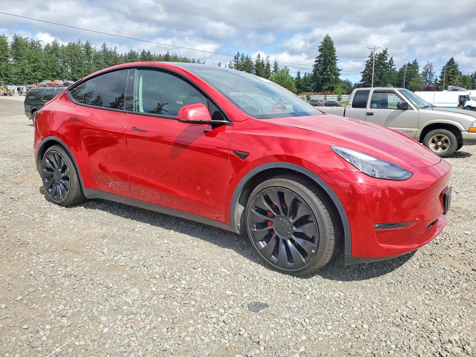 2022 Tesla VIN 7SAYGDEF8NF464247 COPART salvage auction — REAR END, Wa - Bill Of Sale, sold $13,300 on 2026-07-07 (photo 4)