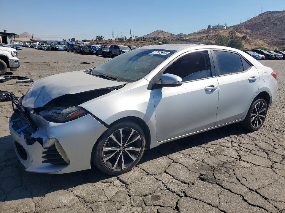 2017 Toyota Corolla VIN 5YFBURHE6HP655671 COPART salvage auction — FRONT END, CA - SALVAGE CERTIFICATE, sold $3,550 on 2026-07-16 (photo 1)