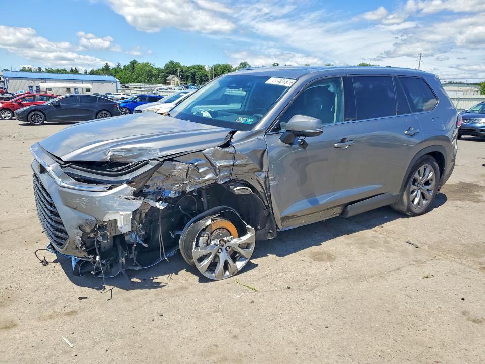 2025 Toyota Highlander VIN 5TDACAB53SS036310 COPART salvage auction — FRONT END, PA - CERTIFICATE OF SALVAGE, sold $21,000 on 2026-07-31 (photo 1)