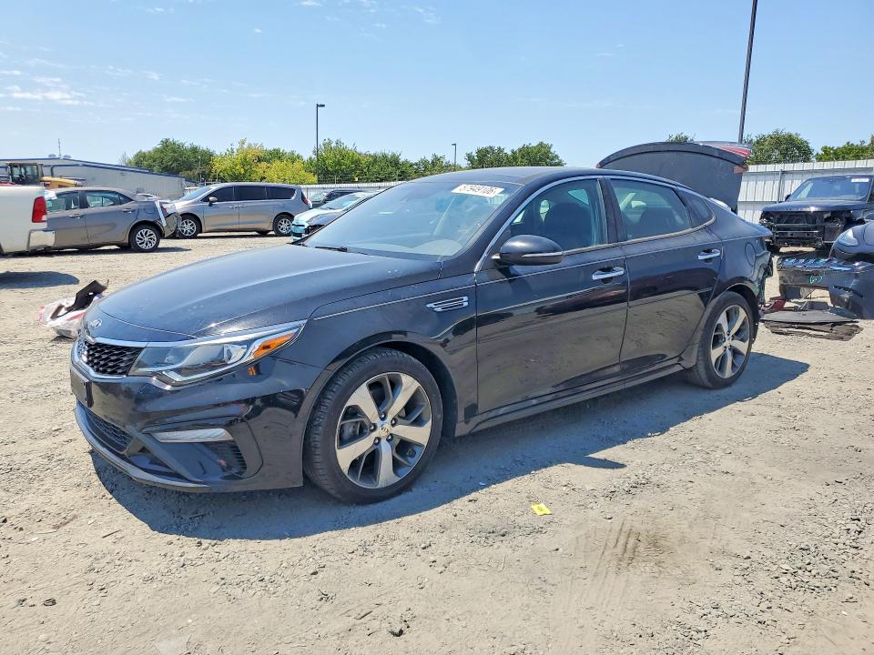 2019 Kia Optima VIN 5XXGT4L35KG306373 COPART salvage auction — REAR END, CA - SALVAGE CERTIFICATE, sold $2,650 on 2026-07-14 (photo 1)