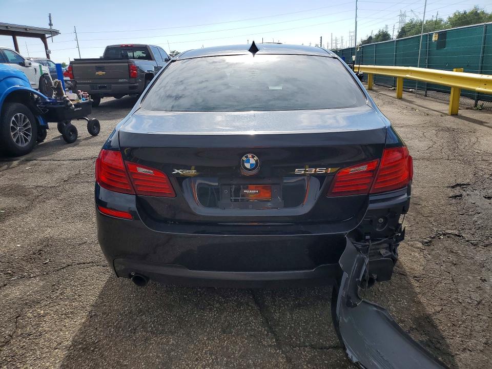 2014 BMW 5er VIN WBA5B3C51ED536316 COPART salvage auction — REAR END, CO - PUBLIC - SALVAGE TITLE, sold $4,600 on 2026-07-02 (photo 6)