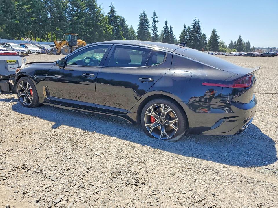 2018 Kia Stinger VIN KNAE45LC3J6011826 COPART salvage auction — FRONT END, Wa - Vehicle Cert Of Ownership-Titl, sold $3,200 on 2026-07-14 (photo 2)