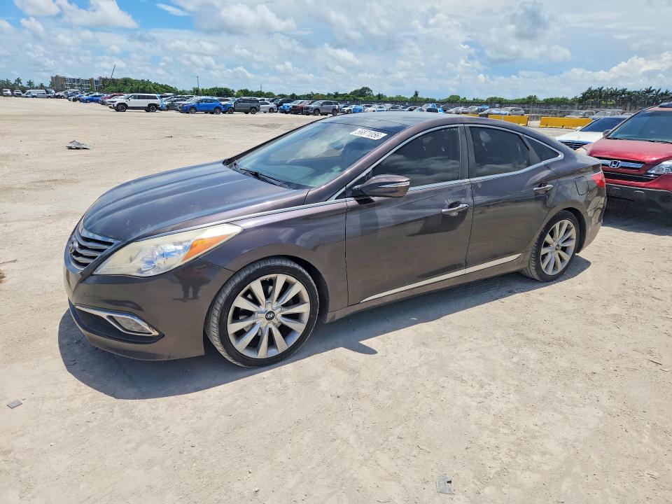2016 Hyundai Azera VIN KMHFH4JG3GA535376 COPART salvage auction — SIDE, Fl - Cert Of Title Slvg Rebuildable, sold $1,750 on 2026-07-27 (photo 1)