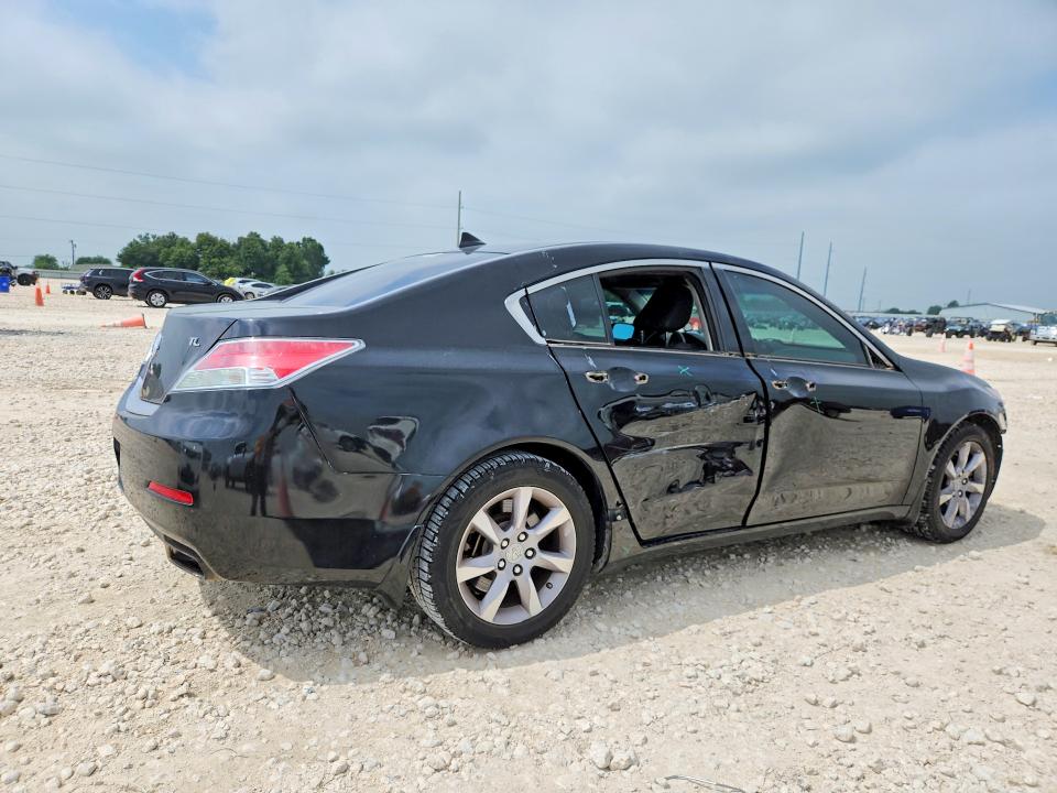 2014 Acura Tl VIN 19UUA8F29EA008171 COPART salvage auction — FRONT END, Tx - Salvage Vehicle Title, sold $600 on 2026-07-09 (photo 3)