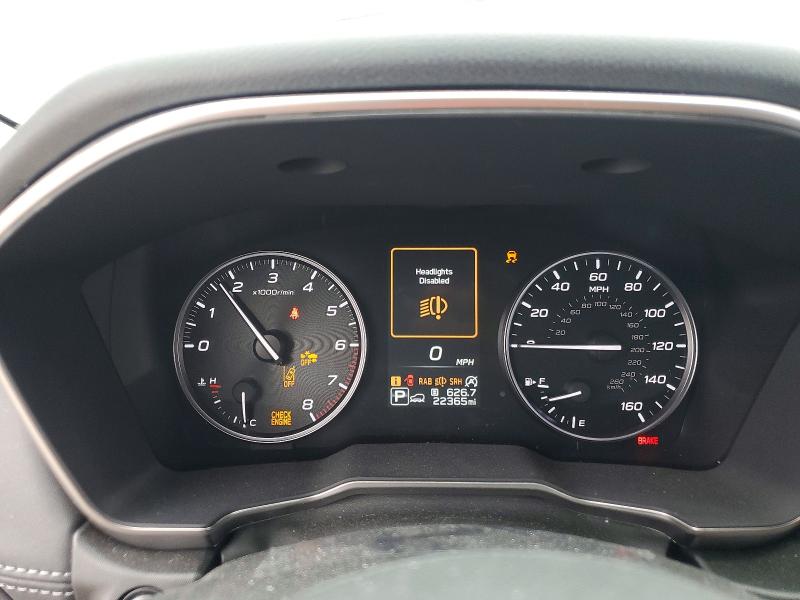 2024 Subaru VIN 4S4BTANC1R3175910 COPART salvage auction — FRONT END, AR - CERT OF TITLE-SALVAGE, sold $8,300 on 2026-07-27 (photo 9)