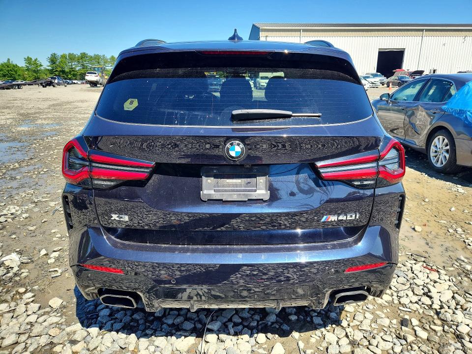 2022 BMW X3 VIN 5UX83DP09N9L10320 COPART salvage auction — SIDE, Nj - Cert Of Title-Salvage, sold $23,900 on 2026-07-27 (photo 6)