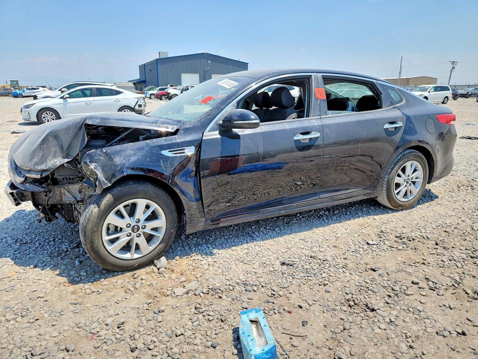 2016 Kia Optima VIN 5XXGT4L32GG088545 COPART salvage auction — FRONT END, Ut - Salvage Certificate, sold $700 on 2026-07-28 (photo 1)