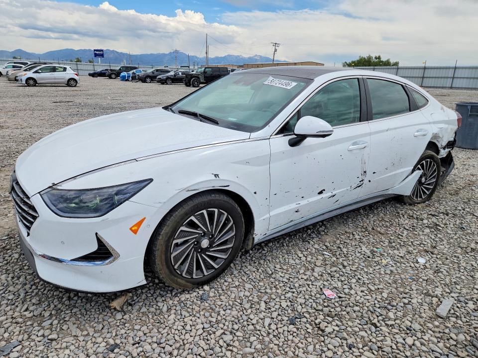 2023 Hyundai Sonata VIN KMHL54JJ3PA080150 COPART salvage auction — REAR END, Ut - Salvage Certificate, sold $3,100 on 2026-07-24 (photo 1)
