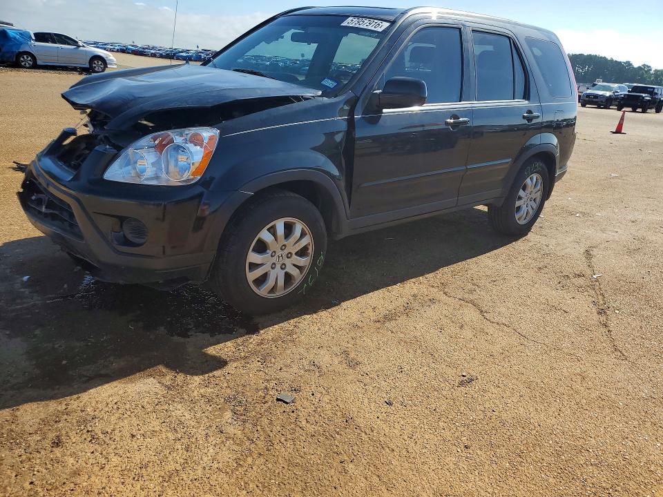 2006 Honda Cr-v VIN JHLRD78996C006848 COPART salvage auction — FRONT END, TX - SALVAGE VEHICLE TITLE (P), sold $2,050 on 2026-07-20 (photo 1)