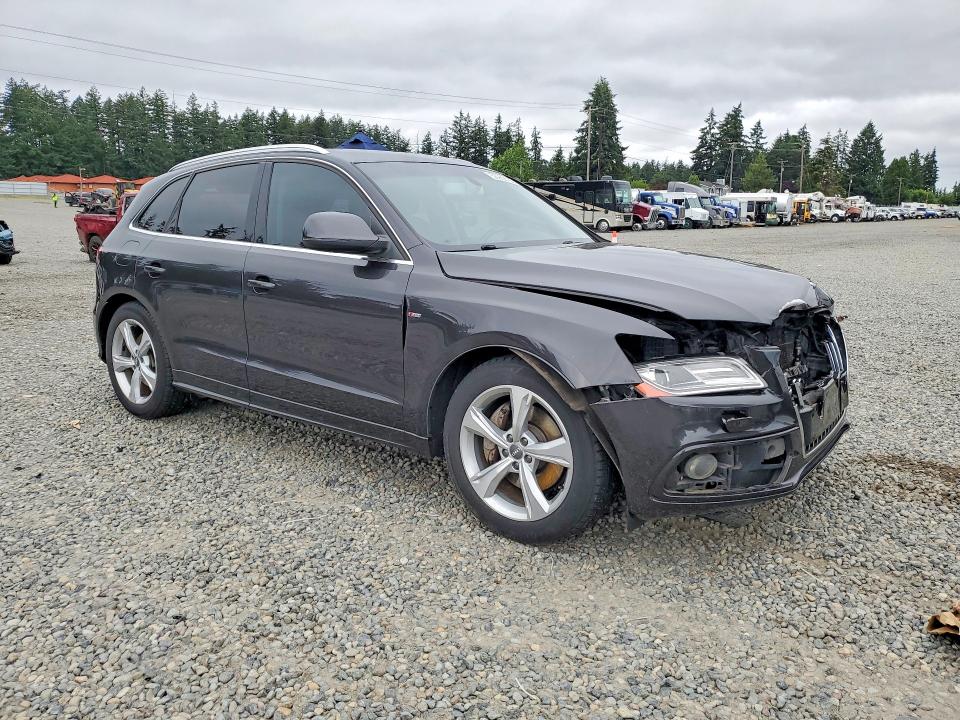 2014 Audi Q5 VIN WA1DGAFP9EA054822 COPART salvage auction — FRONT END, Wa - Bill Of Sale, sold $1,550 on 2026-07-14 (photo 4)