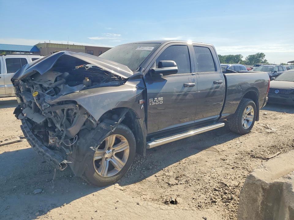 2014 Ram VIN 1C6RR7HT1ES207634 COPART salvage auction — FRONT END, Ks - Cert Of Title-Salvage, sold $2,050 on 2026-07-02 (photo 1)