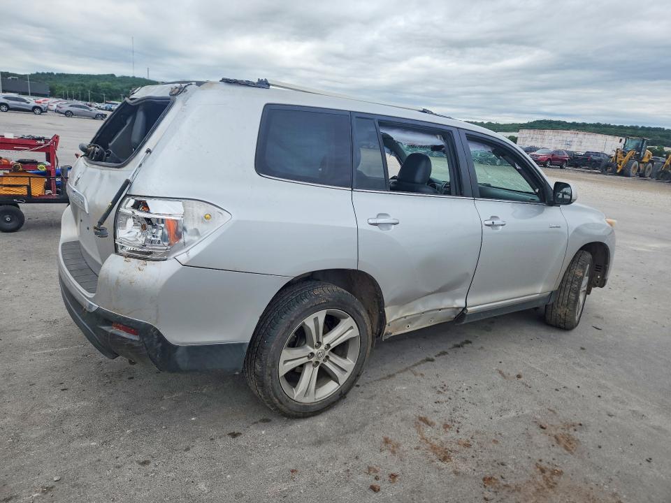 2013 Toyota Highlander VIN 5TDYK3EH9DS129306 COPART salvage auction — ALL OVER, Ok - Cert Of Title-Salvage, sold $2,350 on 2026-07-08 (photo 3)