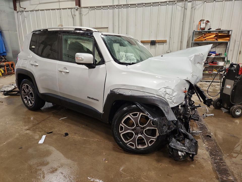 2015 Jeep Renegade VIN ZACCJADTXFPB32206 COPART salvage auction — FRONT END, Wi - Junked Vehicle Bill Of Sale, sold $425 on 2026-07-13 (photo 4)