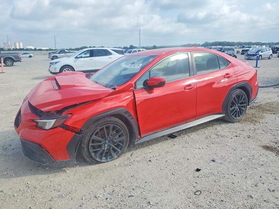 2022 Subaru Wrx VIN JF1VBAF67N9007439 COPART salvage auction — FRONT END, Tx - Certificate Of Title (P), sold $11,800 on 2026-07-27 (photo 1)