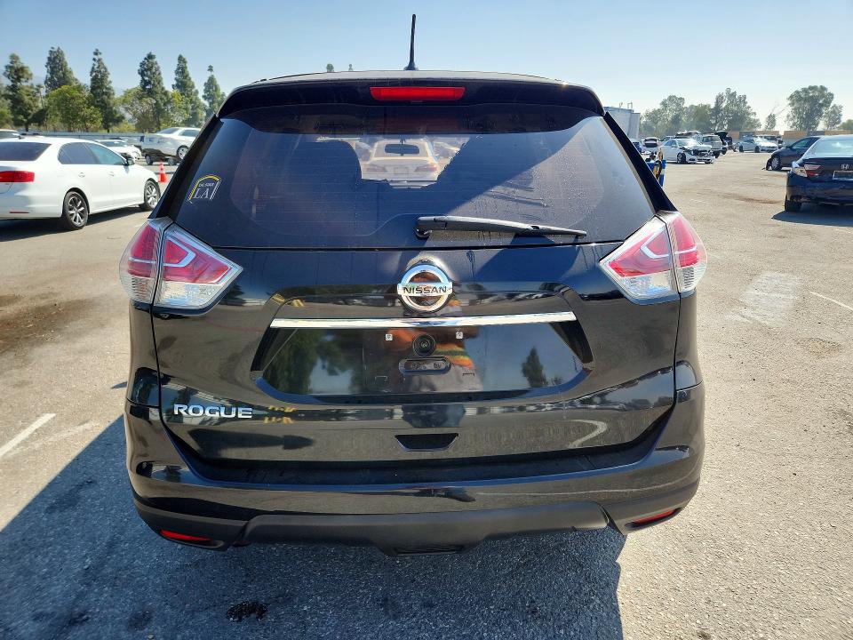 2016 Nissan Rogue VIN 5N1AT2MN8GC796076 COPART salvage auction — FRONT END, Ca - Salvage Certificate, sold $1,800 on 2026-07-02 (photo 6)