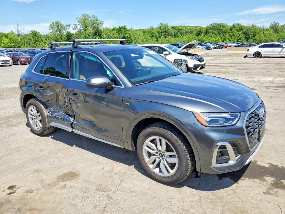 2023 Audi Q5 VIN WA1GAAFY1P2006042 COPART salvage auction — SIDE, Ny - Mv-907A Salvage Certificate, sold $7,800 on 2026-07-28 (photo 4)