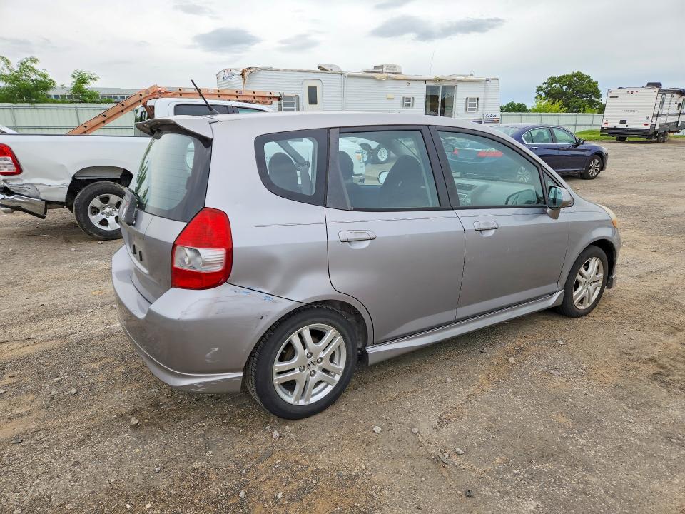 2007 Honda Fit VIN JHMGD386X7S065092 COPART salvage auction — FRONT END, Ga - Cert Of Title-Salvage, sold $225 on 2026-07-28 (photo 3)