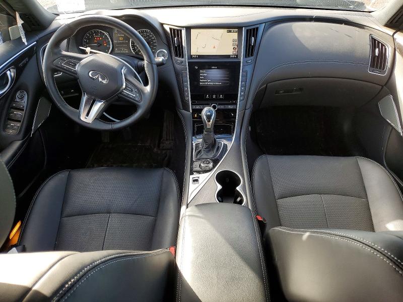2024 Infiniti Q50 VIN JN1EV7CR7RM631721 COPART salvage auction — FRONT END, Ab - Bos - Salvage, sold $3,600 on 2026-07-28 (photo 8)