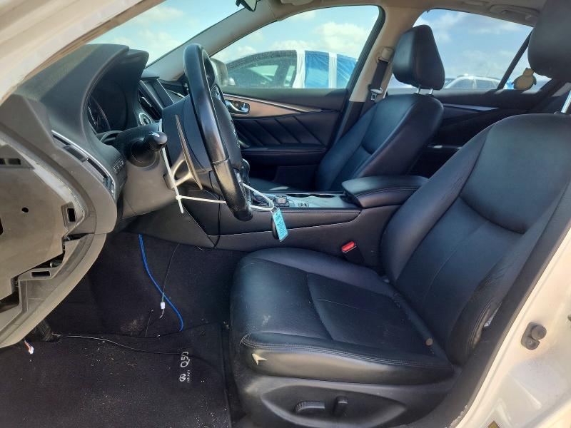 2015 Infiniti Q50 VIN JN1BV7AP1FM355519 COPART salvage auction — FRONT END, Tx - Salvage Vehicle Title, sold $2,950 on 2026-07-17 (photo 7)